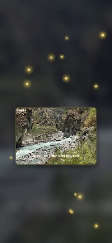 การ์ดใบที่ 3: “Move on your own rhythm.”