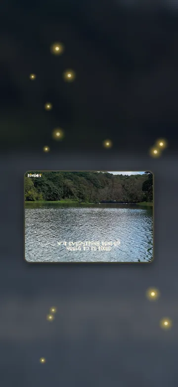 การ์ดใบที่ 4: “Not everything tender needs to be fixed.”
