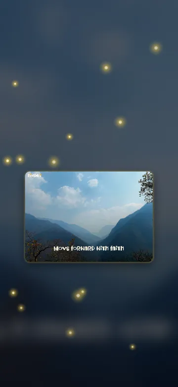 การ์ดใบที่ 9: “Move forward with faith.”