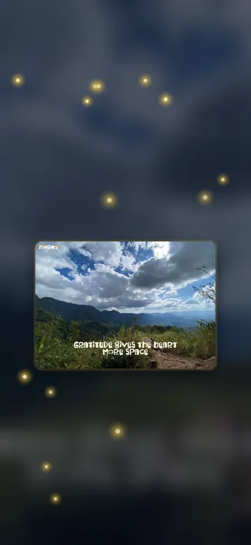 การ์ดใบที่ 10: “Gratitude gives the heart more space.”
