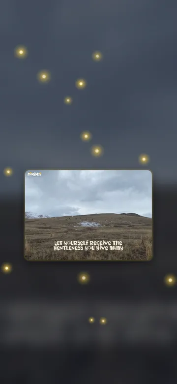 การ์ดใบที่ 12: “Let yourself receive the gentleness you give away.”